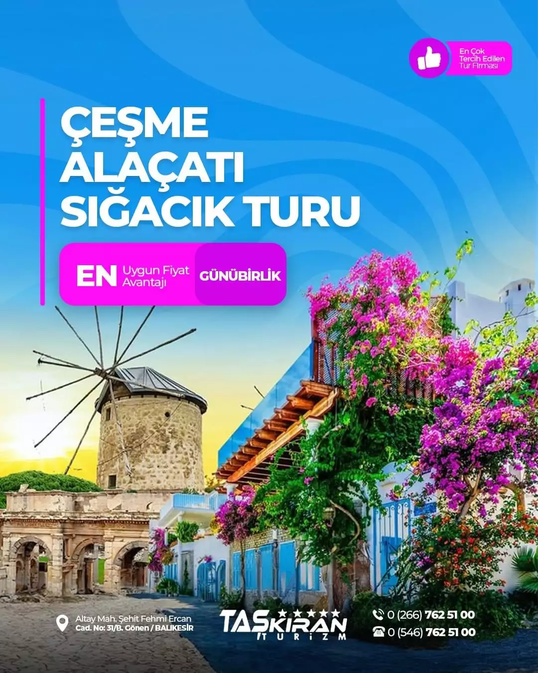 BAYRAM ÖZEL ALAÇATI,ÇEŞME,SIĞACIK TURU ( PROMOSYONLU !!)