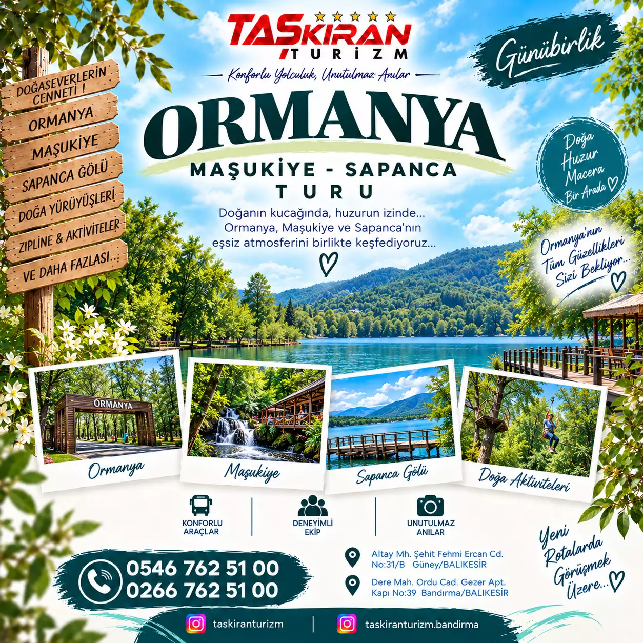 ORMANYA,MAŞUKİYE,SAPANCA